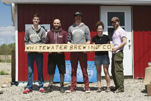 The owners of Whitewater Brewing Co.