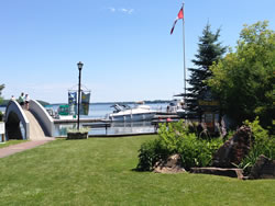 The harbour in Westport, Ontario